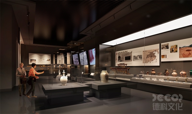 在博物館設(shè)計(jì)中，如何確保展品的可見性？
